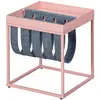 Image de Table d'Appoint Design Porte-Magazine 40cm Rose