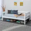 Image de MES Lit banquette - Blanc 90x200 cm