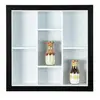 Image de Étagère Murale 7 Compartiments Bukan 67cm Noir & Blanc