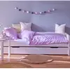Image de MES Lit banquette 90x200 cm - Pin blanc