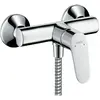 Image de mitigeur - douche - focus e2 - avec cartouche 2 vitesses - chromé - hansgrohe 31968000