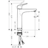 Image de Hansgrohe Mitigeur de vasque Focus - Chromé