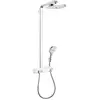 Image de Hansgrohe Colonne de douche thermostatique Raindance - 2 jets - Argent