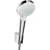 Image de douchette - hansgrohe crometta set porter s - blanc et chromé - hansgrohe 26694400