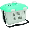Image de Cage de transport pour lapin nain, en plastique Trixie Midi-Capri Gris TU 39792
