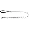 Image de Laisse pour chien métal avec poignée en néoprène Trixie Noir L/XL 14031