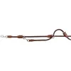 Image de Laisse pour chien réglable cousue ronde en cuir Trixie Active L/XL Marron L/XL 16332