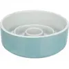 Image de Mangeoire pour chiens Trixie Slow Feeding Bleu Gris Ø 14 cm 450 ml