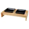 Image de Trixie Set de gamelles pour chien - 2 x 0,4 l - Noir
