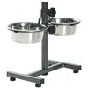 Image de Trixie Bar à gamelles pour chien en inox - 2 x 0,75 l