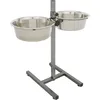 Image de Gamelle pour chiens en acier inoxydable/métal Trixie Argenté TU 24923