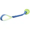 Image de jouets pour chien cordon élastique pour tracter avec une balle Trixie Multicolore TU 32869