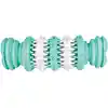 Image de Jouet pour chien en caoutchouc naturel Trixie Denta Fun os Vert TU 32944