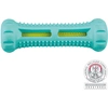 Image de Jouet pour chien en caoutchouc naturel Trixie Denta Fun os Vert TU 34847