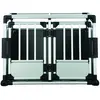 Image de Cage de transport pour chien double en aluminium Trixie Argenté 93x64x88 cm 39345