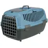 Image de Trixie Caisse de transport Capri 2 - 37 x 34 x 55 cm - Gris foncé et bleu