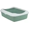 Image de Bac à litière pour chat avec rebord Trixie Classic Vert 37x15x48 cm 40185