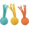 Image de TRIXIE-Trixie Jouet Chat Balle hochet multicolore - Ø 4 cm (Livré aléatoirement parmi 3 coloris)
