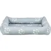 Image de Panier pour chien carré Trixie Jimmy Look Gris 75×60 cm 377022