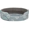 Image de Panier pour chien ovale Trixie Jimmy Look Gris 45×35 cm 377061