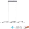 Image de Suspension spirale chromée LED 23,5W Polina Neuhaus