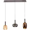 Image de Suspension Art déco 3 LED 9W verre irisé Neuhaus IRIDES