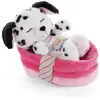 Image de Nici peluche chiot dalmatien endormi - 12 cm