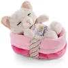 Image de Nici peluche léopard endormi - Rose