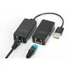 Image de Assmann Rallonge USB sur RJ45 - 50 m - Noir