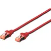 Image de Digitus Câble patch réseau Cat6 - 2 m - Lot de 10 - Rouge