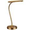 Image de Lampe de bureau Curtis dorée LED 4W 3000K dimmable Trio