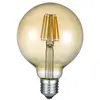 Image de Ampoule LED globe ambrée E27 6W 420 lm blanc chaud 2700K Trio