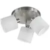 Image de Rl plafonnier 3 spots tissu - Argent