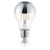 Image de Ampoule LED boule chromée E27 4W 420 lm blanc chaud 2800K decorative intérieure