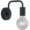 Image de Applique murale métal DIALLO noire Trio 1xE27 IP20 42W