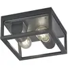 Image de Lumiere Plafonnier Vintage 2 Lumières - Anthracite