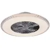 Image de Lumiere Harstad Ventilateur de Plafond Moderne - Chrome