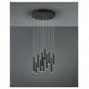 Image de Trio lighting lustre tubulaire LED - Noir