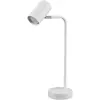 Image de Lampe bureau Marley design blanche métal GU10 45cm Trio
