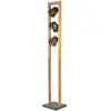 Image de Trio Lampadaire bois scandinave - Bois clair