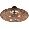 Image de Trio plafonnier Hedda rond - Marron