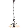 Image de Lustre Rustica cuivre patiné 5 lumières Trio E14 Ø60cm