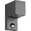 Image de Applique extérieure ROYA anthracite détecteurs GU10 IP44