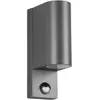 Image de Applique murale extérieure ROYA anthracite, capteur, 2xGU10 Trio
