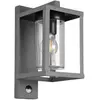 Image de Applique extérieure Lunga anthracite détecteur IP44 Trio