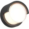 Image de Applique extérieure PUNO noire LED 8W 3000K 800lm IP54