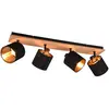 Image de Rl spot plafond 4 lampes - Noir