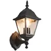 Image de Applique extérieure noire classique E27 Trio Livenza