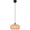 Image de Suspension INGA rotin brun Ø29cm réglable H150cm Trio