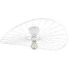 Image de Plafonnier CHAPEAU métal filaire blanc 60cm E27 40W RL